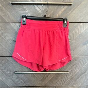lululemon athletica Bright Pink Athletic Shorts